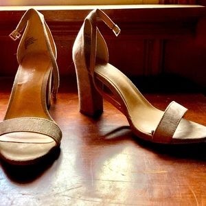 Taupe Madden Girl Heels Size 8